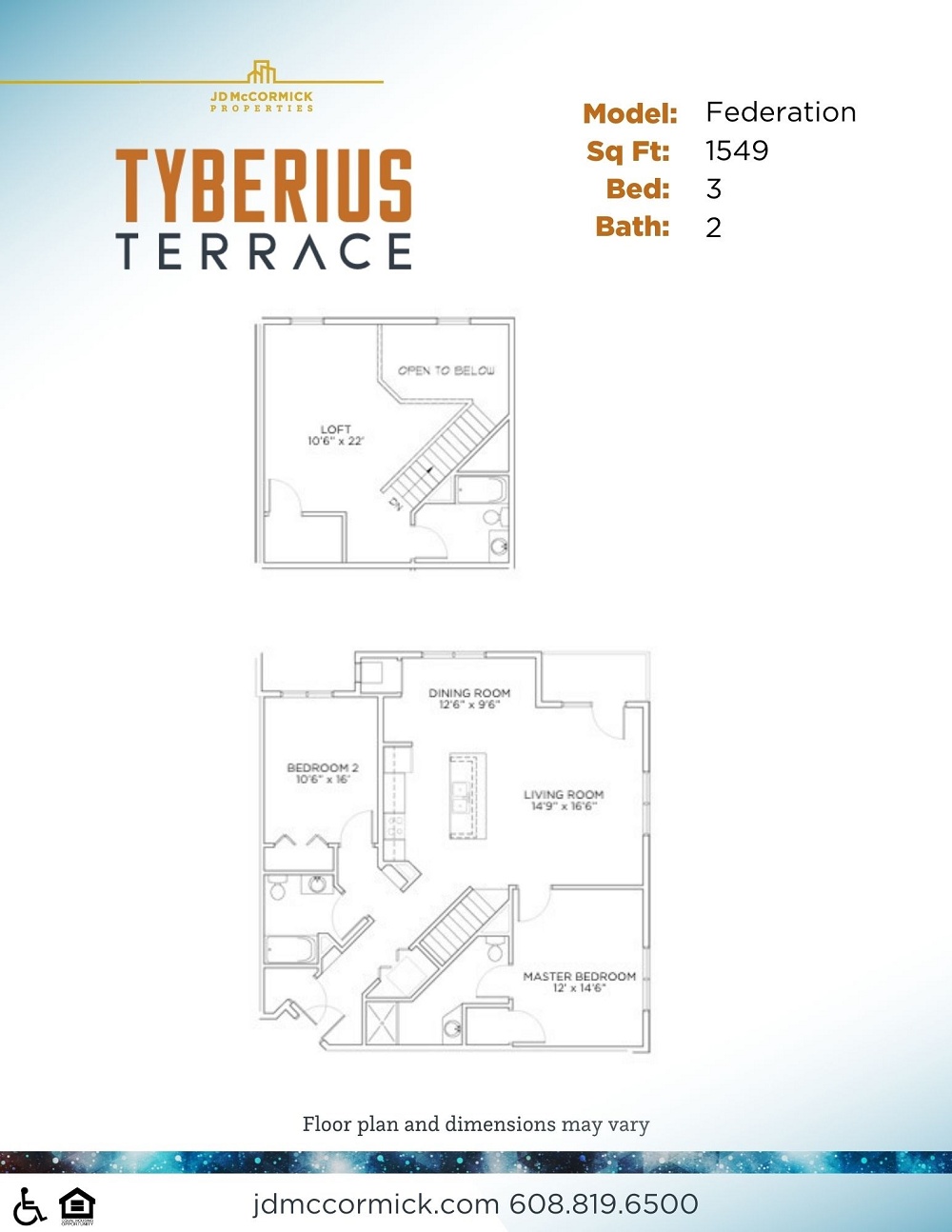 3 Bedroom / 3 Bath