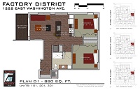 2 Bedroom / 1 Bath