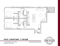 2 Bedroom / 2 Bath (Flats)