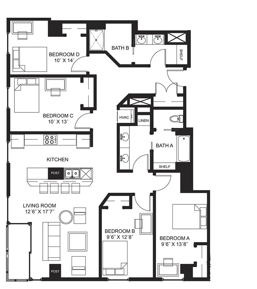 4 Bedroom