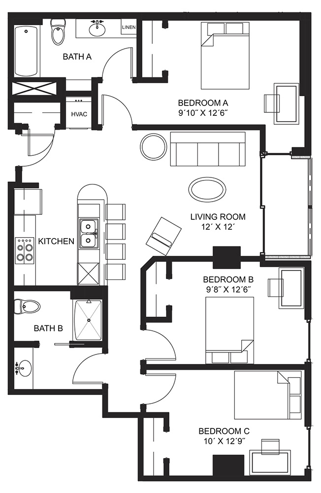 3 Bedroom