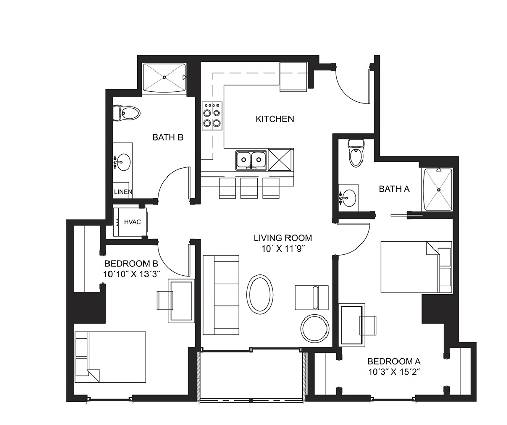 2 Bedroom