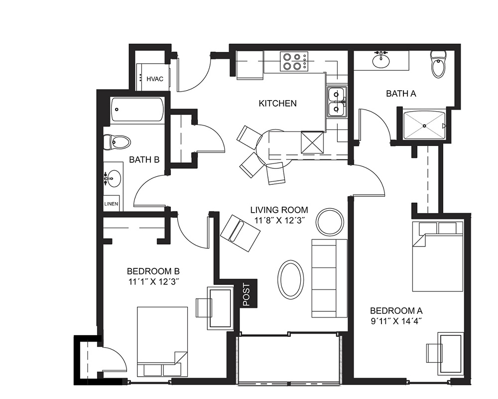 2 Bedroom