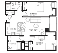 2 Bedroom