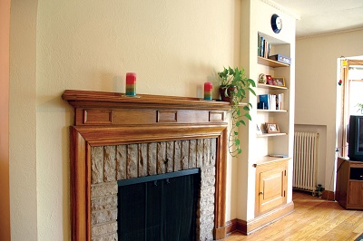 Apt. 4 - Fireplace