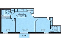 2 Bedroom / 2 Bath
