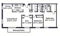 3 Bedroom / 2 Bath