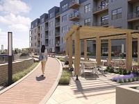 The Standard Madison - North Courtyard Walkway
