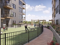 The Standard Madison - South Courtyard Walkway By Dog Run