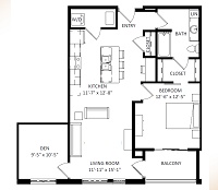 1 Bedroom + Den
