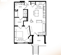 1 Bedroom / 1 Bath
