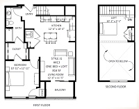 1 Bedroom + Loft / 1 Bath