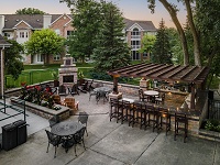 Yorktown Estates - Outdoor Fireplace and Grill