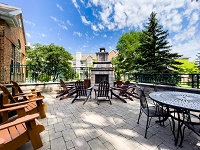 Yorktown Estates - Poolside Fireplace