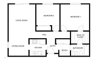 2 Bedroom / 1 Bath