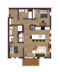 Unit 2H (With Patio)