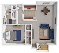 1 Bedroom / 1 Bath