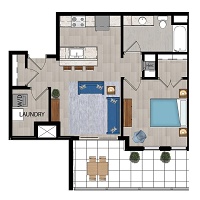 Denim (Large Patio)