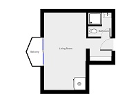 Deluxe Studio with Balcony