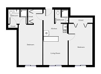 2 Bedroom / 2 Bath