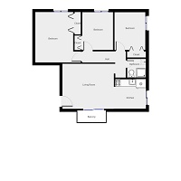 3 Bedroom / 1 Bath