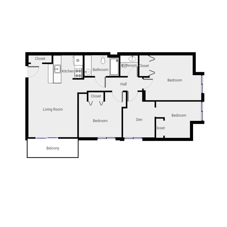 3 Bedroom/1.5 Bath
