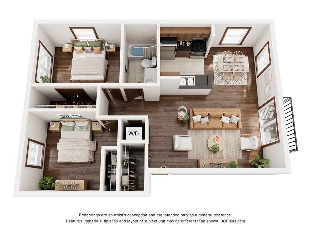 1 Bedroom plus Den