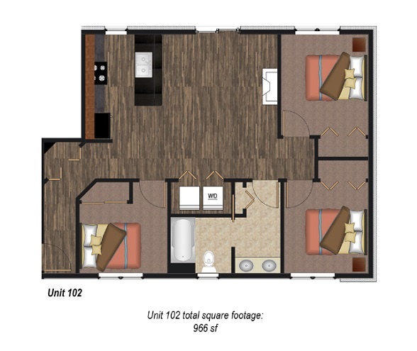 3 Bedroom / 1 Bath