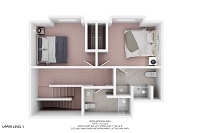 3 Bedroom / 3 Bath Second Floor