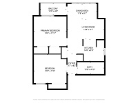 2 Bedroom + Balcony