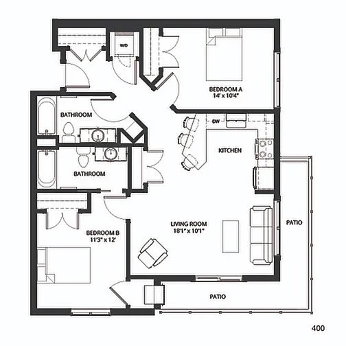 2 Bedroom