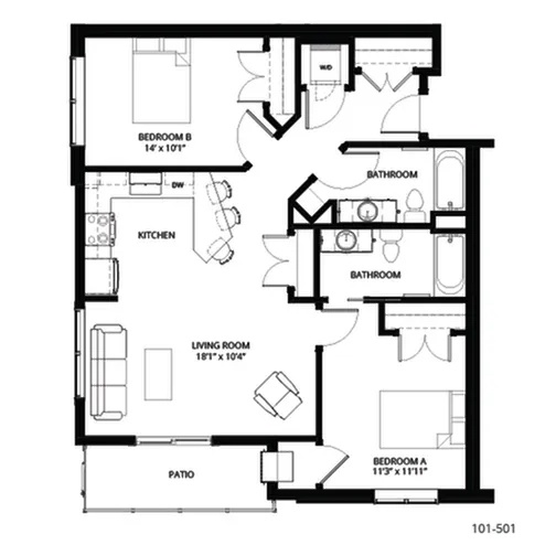 2 Bedroom