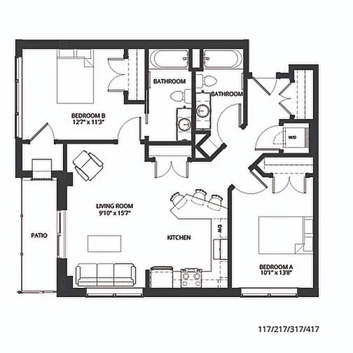 2 Bedroom