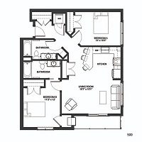 2 Bedroom