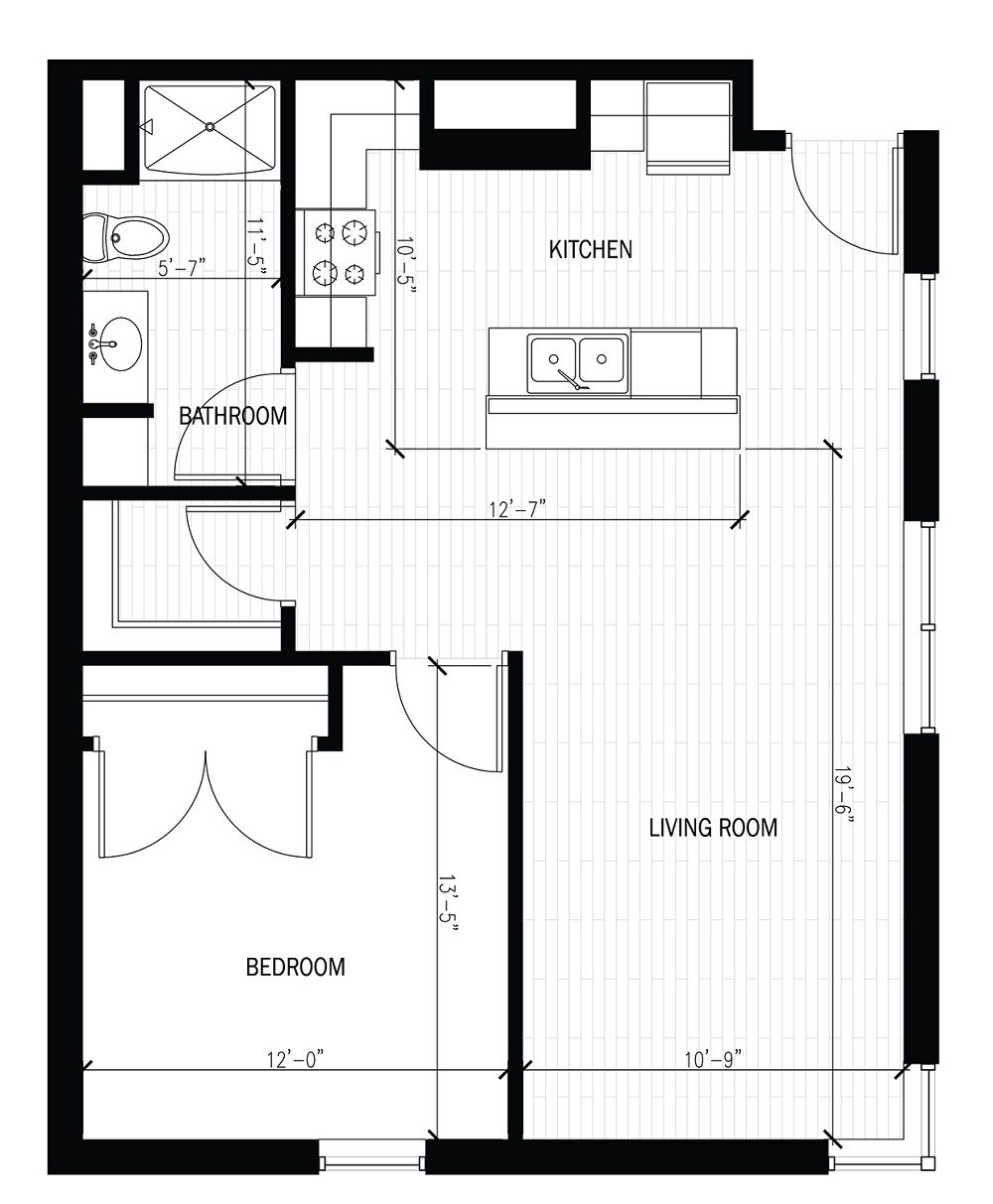 Contemporary 1 Bed