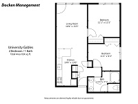 2 Bedroom / 1 Bath