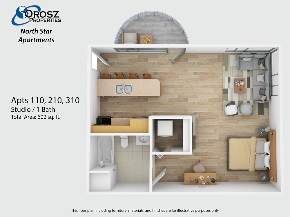 Apts 107, 207, 307