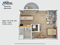 Apts 107, 207, 307
