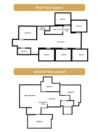 8 Bedroom / 2 Bath
