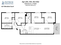 Apts 204, 304, 402 - 802